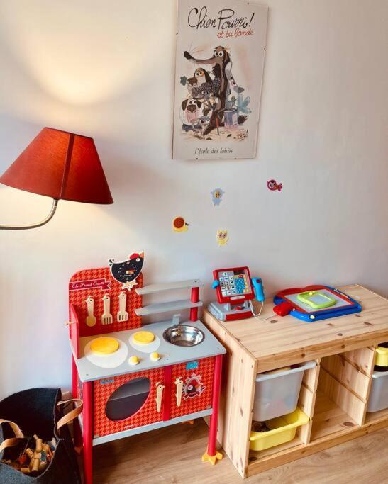 Paris : Familial Avec Parking Prive Apartment